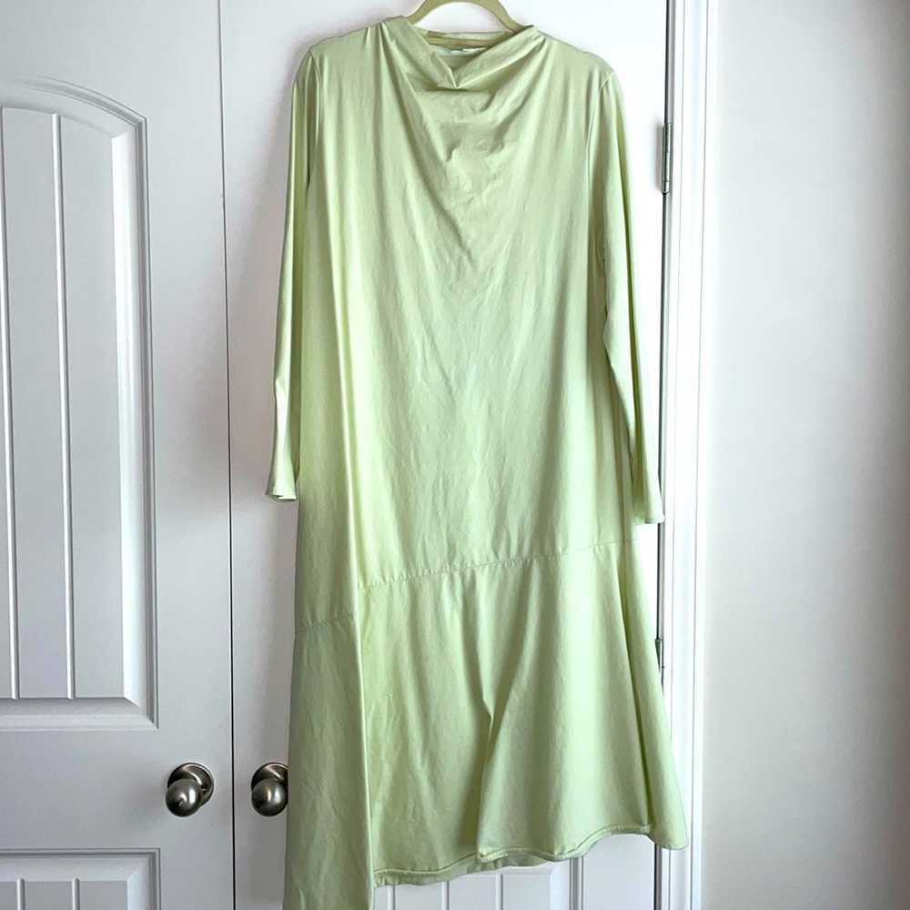COS Light Green Midi Dress